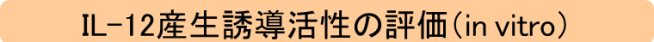 IL-12産生誘導活性の評価（in vitro）